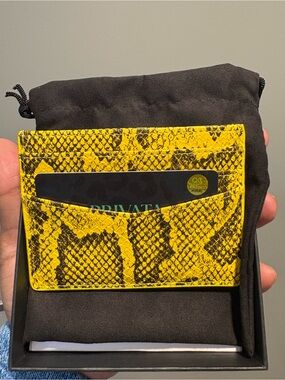 Black Card Holder Box - Men Accessories